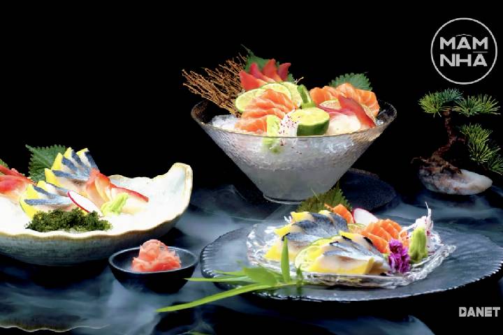CÁCH LÀM SET SASHIMI 3 MÓN NGON KHÓ CƯỠNG