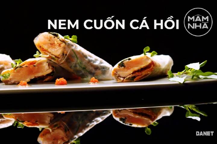 NEM CUỐN CÁ HỒI FUSION Á ÂU