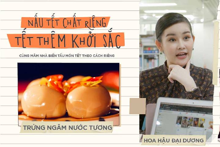 Làm Trứng Ngâm Tương Cùng Hoa Hậu Đại Dương